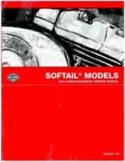 2010 Harley Davidson Softails Motorcycle Service Manual : 99482-10