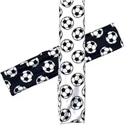 MOBUTOFU 2pcs Football Pattern Headband Sport Headbands for Hair Bands Sweatbands Hair Band Head Men Soccer Football Accessories Sports Exercise Accessories Sweat 91% Polyester