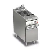 Baron 15L Single Basin Electric Deep Fryer - Commercial Deep Fryers (SI-Q70FRI/E415) - Q70FRI/E415-SI