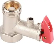 Brass Pressure Valve Relief Electric Water Heater Valves Thread BSP Safety Valve 0.9MPa G1/2in for Bathroom Toilet and Kitchen