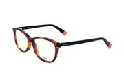 Eyewear Frames Furla VFU195 0752 SHINY DARK HAVANA 53/16/ WOMAN Brown 53 mm