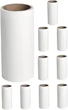 NOLITOY 10pcs Convenient Fur Remover Lint Roller Refills Off Adhesive Sheets for Effortless Pet Hair Cleaning Strong Adhesive for Quick Replacement and Tidy Home