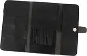 Outanaya Foldable Hair Scissor Bag Stylish Leather Scissors Case for Hairdressers Convenient Tool Pouch to Keep Essentials Organized Tools from Damage Scratches Present