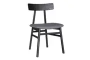 VI Patchwood Solid Timber Fabric Seat Dining Chair