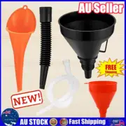 Universal Car Funnel Set Extension Pipe Oil Petrol Diesel Gasoline Fuel Funnel
