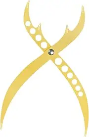 Generic Brow Measurement Ruler for Easy Eyebrow Design Tool for Home Artists, Gold
