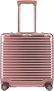 [Habrur] Checked Luggage Carry On Luggage Underseat Luggage with Spinner Wheels Lightweight Hardshell Underseater for Airplanes Luggage Suitcase (Color : D, Size : 18 inch)