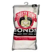Men's Bonds Chesty Bond 100% Cotton Singlet Tank Top New In Bag Size 22/XXL