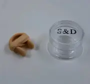 1X Reduce The Risk of Infections Latex Rubber Covered Swimming Nose Clip & case