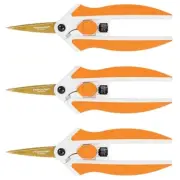 Fiskars Titanium Easy Action Micro-Tip Mixed Media Scissor snip 190520 (Pack 3)