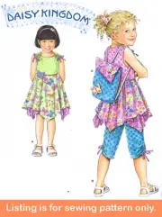 SEWING PATTERN Sew Girls Clothes Clothing Dress Top Pants Sundress Backpack 2716