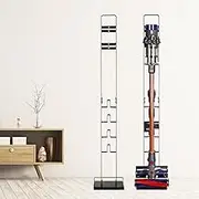Vacuum Stand Rack Cleaner Accessories Holder Free Standing compatible for Dyson V6 V7 V8 V10 V11 V12 Black