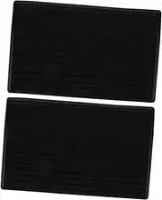 iplusmile 2pcs Car Floor Mats Rubber Pedal Covers Wear Carpet Repair Patch for Vehicle Footrest Cushion Versatile Slip Auto Protection for Front and Rear Seats for Home and Office Use