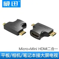 在飛比找蝦皮購物優惠-威迅AGF系列Mini HDMI+Micro HDMI轉HD