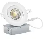 4inch Gimbal Recessed LED Downlight with IC Rated Junction Box,Dimmable 4 pack