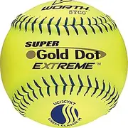 Worth | Slowpitch Softballs | USSSA Approved | 12 Count | Multiple Options