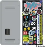 Ensky Splatoon 3 Locker Style Tinplate Pencil Case With Sticker F/S w/Tracking#