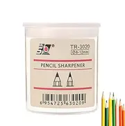 Cosmetic Pencil Sharpener | Transparent Hand Pencil Sharpener | Portable Sharpening Tool for Kids, Lipstick Crayon Sharpening Cutter for Home, School, Studio