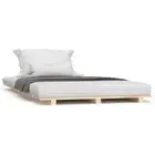 Bed Frame 90x190cm Solid Wood Pine Modern Wooden Slats Mattress Base Platform