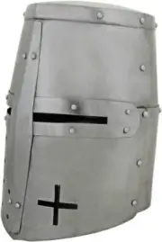 Medieval Knight's Replica Helmet 18 Gauge Steel Construction