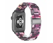 Marc Jacobs Riley Touchscreen, Hybrid & Pave Stylish Resin Watch Strap - 10 - Purple Swirl