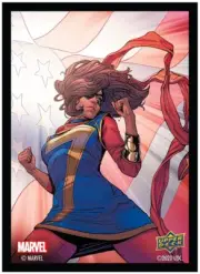 Marvel Ms. Marvel Deck Protector Sleeves Ultra Pro 65 Count Matte Free Shipping