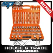 SP Tools Socket Bit Set 84 Piece 1/4" 3/8" 1/2"Dr Torx & Square SP39625