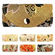 [leo aoi] Key Case, Nishijin Textile, Women s, 4 Rows, Smart Key, Trifold, Key