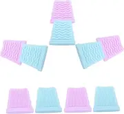 Generic 10pcs Wave Shovel Leather Silicone Cover Blackhead Spatula Cover Blackhead Removal Tool Blackhead Extractor Sleeve Scraper Facial Spatula Cover Pore Cleaner