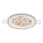 Ecology Nori 18x41cm Loop Food Serving Platter Stoneware Dish w/Handles Red