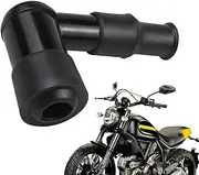 Flashing Spark Plug Cap - Multipurpose Motorbike Elbow Flashing Spark Plug Cap | Maximized Motorcycle Power Elbow | Feature for Various Motorcycle Models