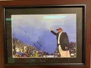 Donald J Trump Signed Rally 22x19 Photo Certified JSA COA Autograph Signature