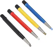 [gernie] Scratch Brush Pens, 4pcs Pen Style Prep Sanding Brush Fiberglass Scratch Brush Pen Set for Jewelry, Watch Cleaning, Adjustable Tip Length