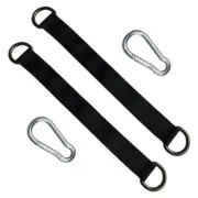 2 Pcs Tree Swing Hanging Straps with Carabiner for Tree Swing Seat Hammock