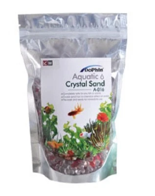 Dophin Crystal Sand Aquarium Gravel Pebbles Stones Substrate 400g