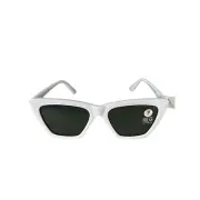 Kreedom Solari Polarized White Cat Eye Sunglasses UV Protection White Modern NEW