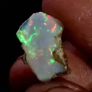 04.60Ct Original AAA+ Ethiopian "Play-Of-Color" Fire Opal Rough Natural Gemstone
