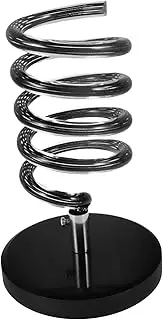 VINTORKY Hair Dryer Rack with Elegant Marble Base Multifunctional Hair Tool Holder for Blow Dryers and Styling Accessories No Drill Installation for Bathroom Countertop Use