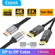 Premium 1080P 4K 8K UHD DisplayPort 1.4 DP Male to Display Port Male Cable Lot