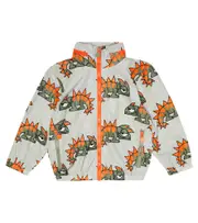 [Stella McCartney Kids] Stella McCartney Kids Printed rain jacket Y 2 grey