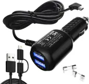 Car Charger for Gar'min Nuvi, Gar'min GPS Charger Cable,Mini USB Power Cord C...