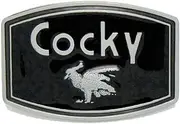 [CL&J BB] Cocky Belt Buckle Western Cowboy Native American Thanksgiving (CKY1B), Brown