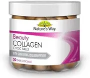 Natures Way Beauty Collagen Dark Choc Balls 30 Pieces