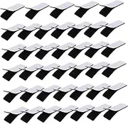 HEALEEP 40 Pcs Hook and Loop Strips Strong Adhesive Double Sided Fasteners for Organizing and Mounting Smooth Surfaces Blend for