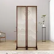 Wall Room Divider, Folding Screen Room Divider, Translucent Screens Decor, Freestanding Room Partition Wall Divider, Temporary Partition Wall Room Divider(2 pcs,180x40cm/70.8x15.7in)