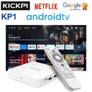 KP1 Google&Netflix TV Box Android 12 Amlogic S905Y4 2GB 32GB Support AV1 1080P H