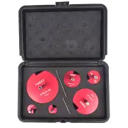 NEW 04529 PPRK6 Plastic Pipe Fitting Reamer 6 Piece Kit for 1/2" Drills