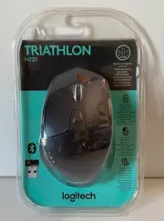 Logitech M720 Triathlon Multi-Device Wireless Mouse Bluetooth USB 8 buttons NEW