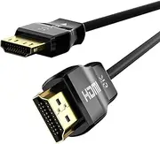 8K Fiber Optic HDMI Cable CL3 Rated (5m),HDMI 2.1 Cable with Lock Design,48Gbps, 8K@60Hz 4K@120Hz,eARC, Dolby, HDCP 2.2&2.3,Compatible with TVs,Displays,Desktop,Laptops,Projectors,Game Consoles etc
