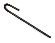 Heavy Duty J Hook Steel Rebar Ground Stake 12in - 4 Pack